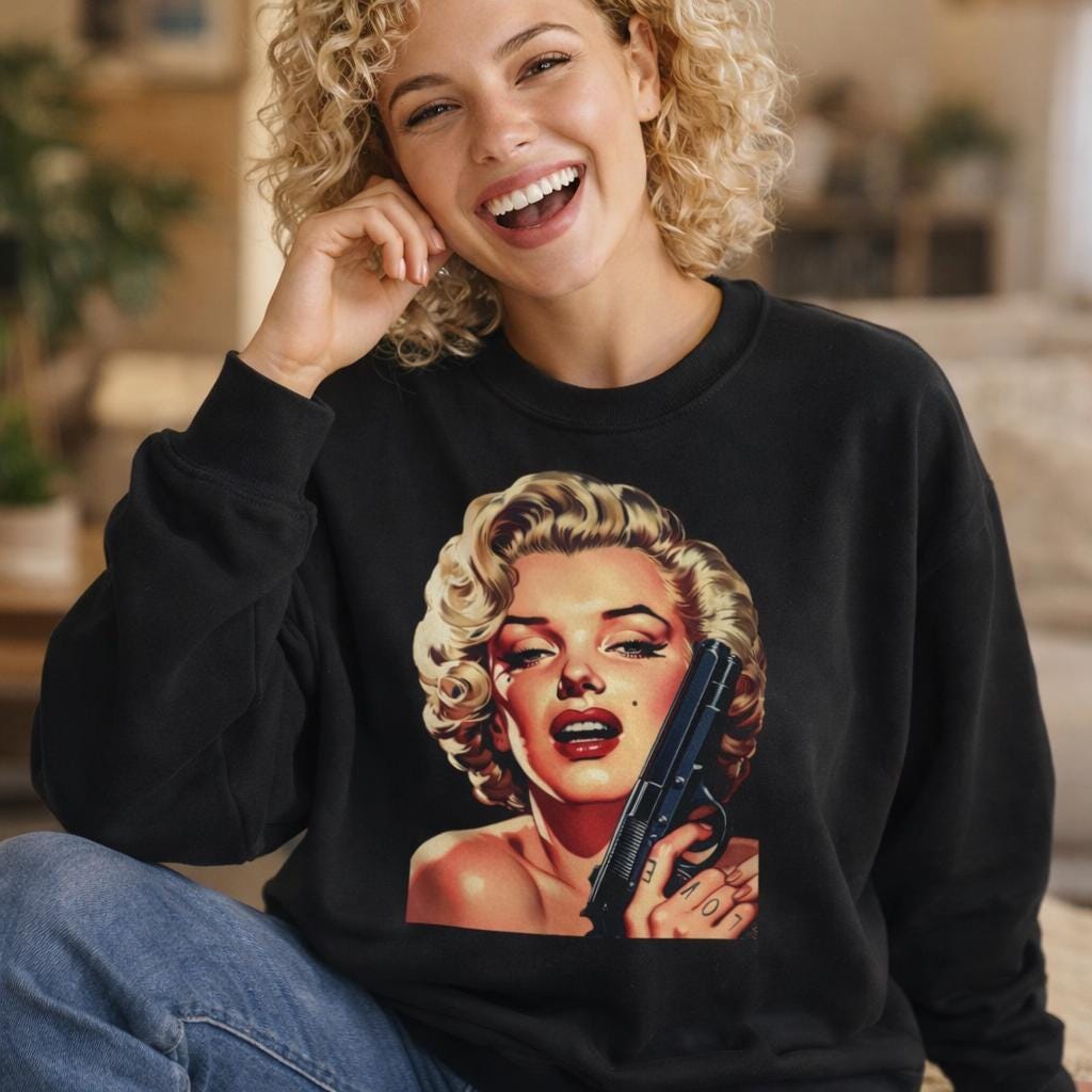 Marilyn Monroe Long Sleeved Top - Etsy