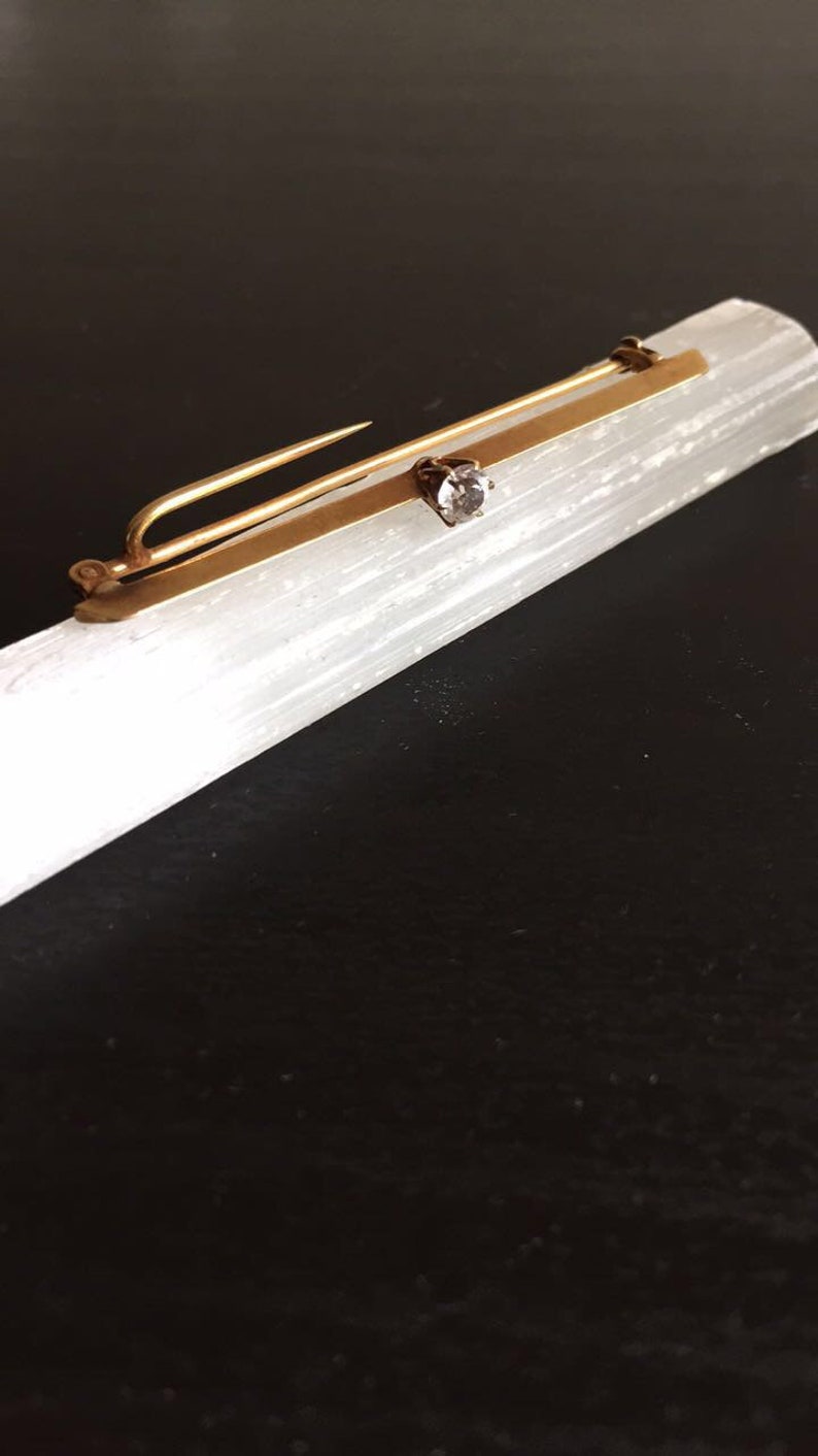 mens diamond tie pin