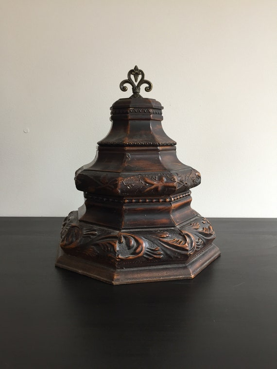 Wood Hidden Storage Wood Stacking Box Disguised Hiding Etsy