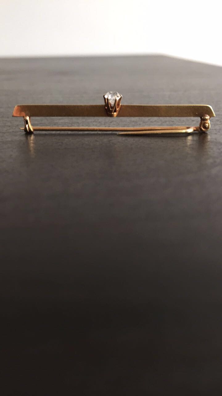 mens diamond tie pin