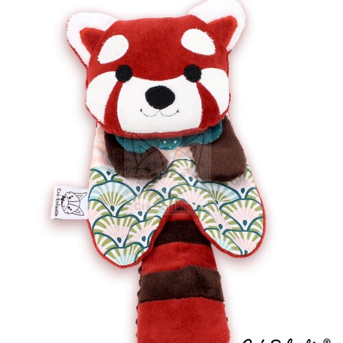 Patron De Couture Pdf Doudou Panda Roux Patron Jouet Souple Etsy Denmark
