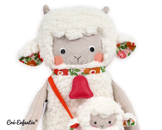 Patron De Couture Pdf Mouton Animal En Peluche Jouet Souple Etsy