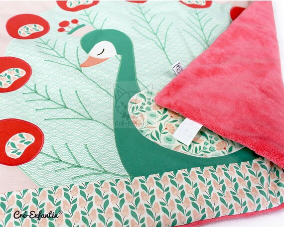 Patron De Couture Pdf Couverture Paon Patron Quilt Bebe Diy Etsy Singapore