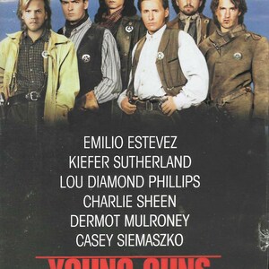 Young Guns (1988) - Charlie Sheen, Kiefer Sutherland - preowned DVD