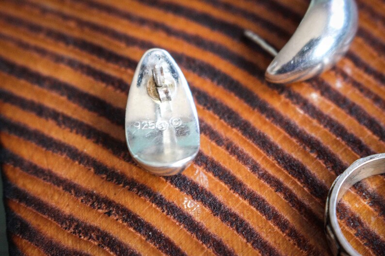 Ring Silver Earrings