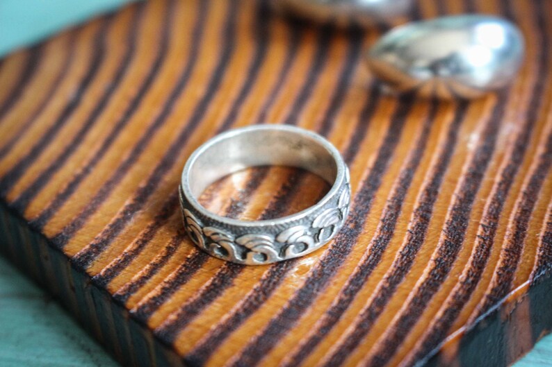 Ring Silver Earrings