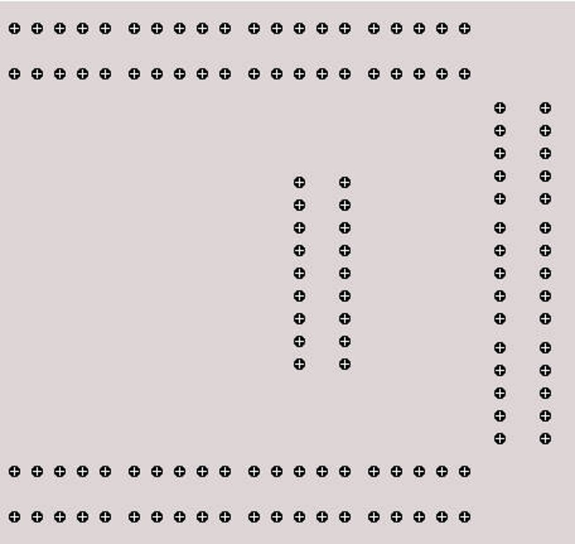 Rectangular Cribbage Board Template Crisloid Style (Download Now