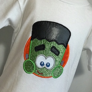 Halloween shirt for kids Frankenstein Face