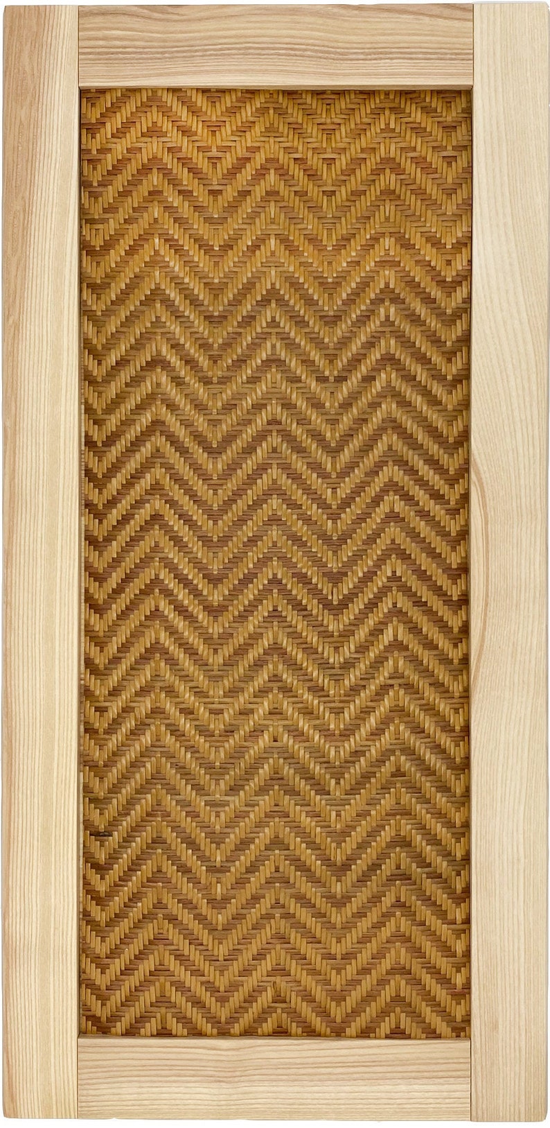 Shaker Rattan Insert Custom Shaker Door Inserts Made From Handwoven Basketry - Deertrail ...