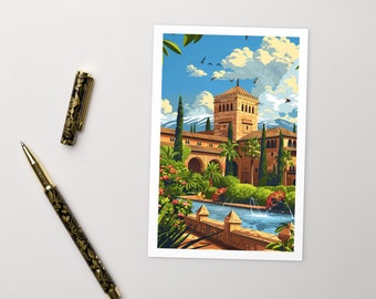 Palais de l'Alhambra | Carte postale standard