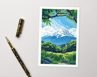 Mont Fuji | Carte postale standard