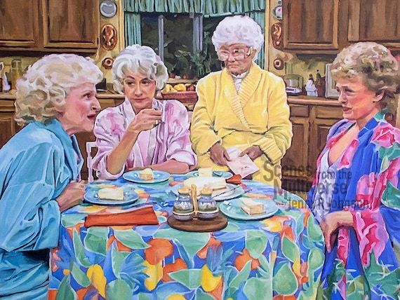 golden girls art golden girls poster print dorothy rose blanche