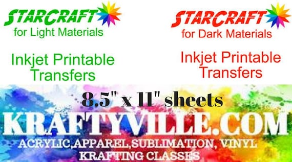 Starcraft Printable Heat Transfer Vinyl