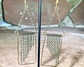 Bronze Dangle Earrings