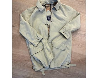 Burberrys Vintage Womens S Harrington Jacke Nova Karo Futter Ausgezeichnet