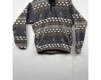 1996 Patagonia Men's Synchilla Snap-T Fleece Pullover im Saltillo: Treibholz