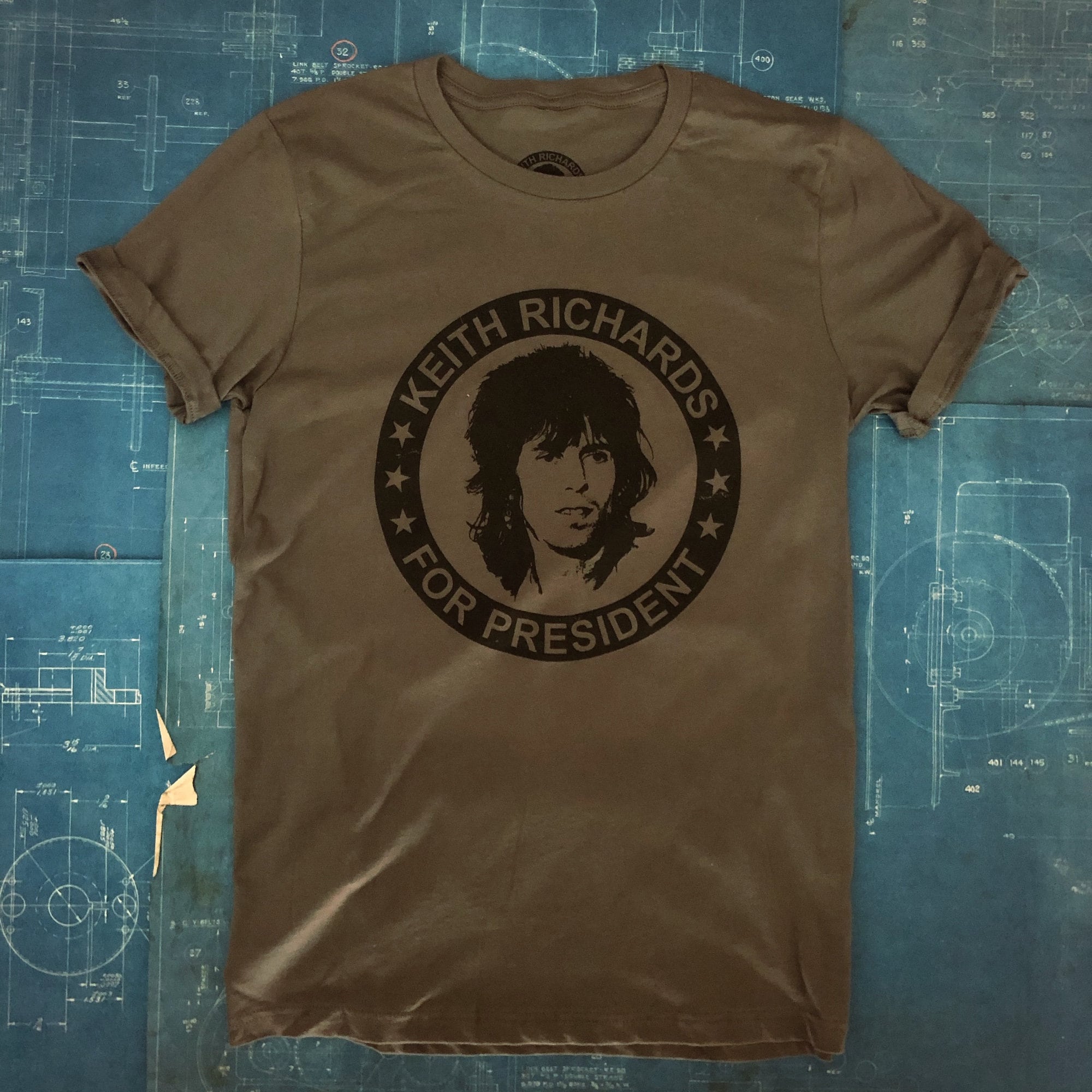 KEITH RICHARDS LADIES MUSIC T SHIRT ROLLING STONES NEW TOP GIFT W27 
