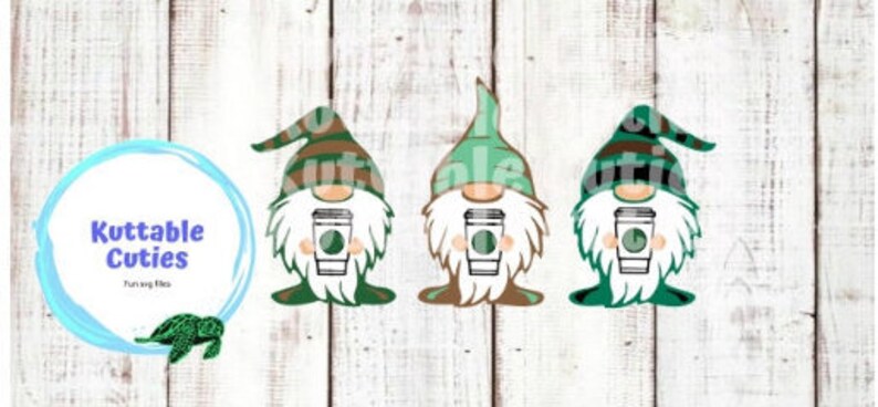 Download SVG Coffee Gnomes Cutting File Instant Download Vinyl | Etsy