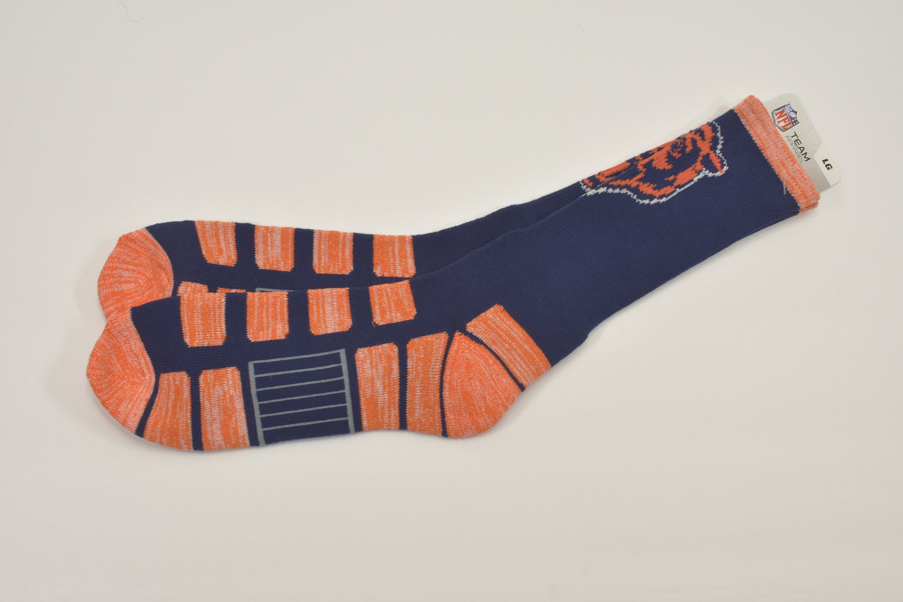 Men's Chicago Bears Logo Crew Socks NFL Team Socks Etsy