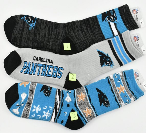 Carolina Panther Drawing Compression Socks For Women Casual Fashion Crew Socks