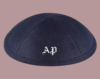 Custom Kippa Yarmulke Skullcap Jewish Bar Mitzvah Gift Upsherin Gift Hanukkah Gift Kids Kippah Adults Hebrew English