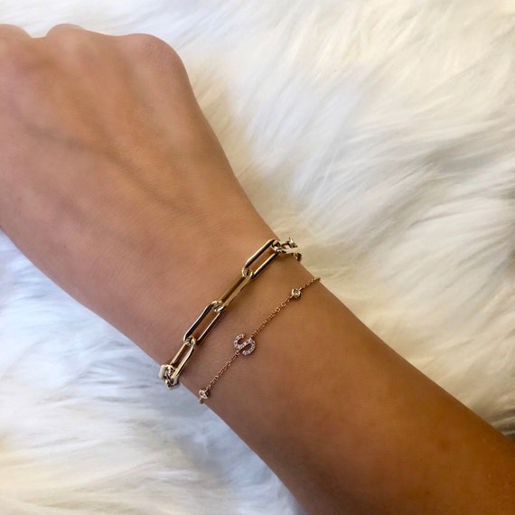 Gold Filled Cable Chain Bracelet