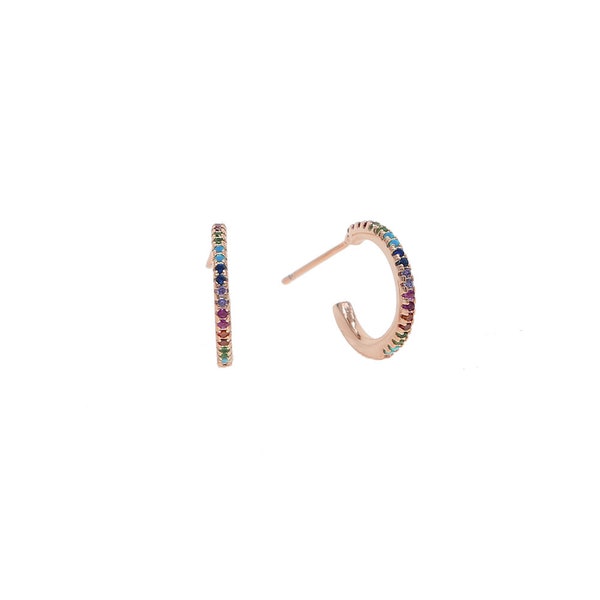 Small Rainbow Hoops