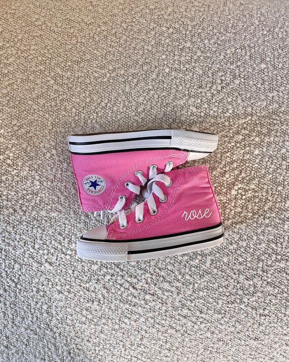 Custom Baby Toddler Converse Custom Sneakers Kids Birthday Christmas Gift Monogrammed Monogram