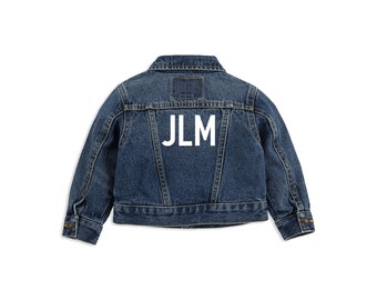 Custom Denim Jacket Levi's Baby Jacket Custom Jacket Custom Baby Jacket Custom Kids Jacket Baby Shower Gift Birthday Gift Kids Gift