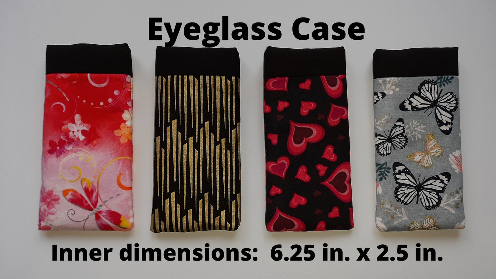 EYEGLASS CASE Soft padded lined eyeglass case no raw edges Etsy
