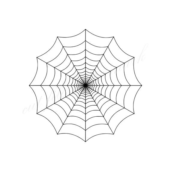Download Spider Web Halloween Shadow Cut Files SVG & Studio 3 File ...
