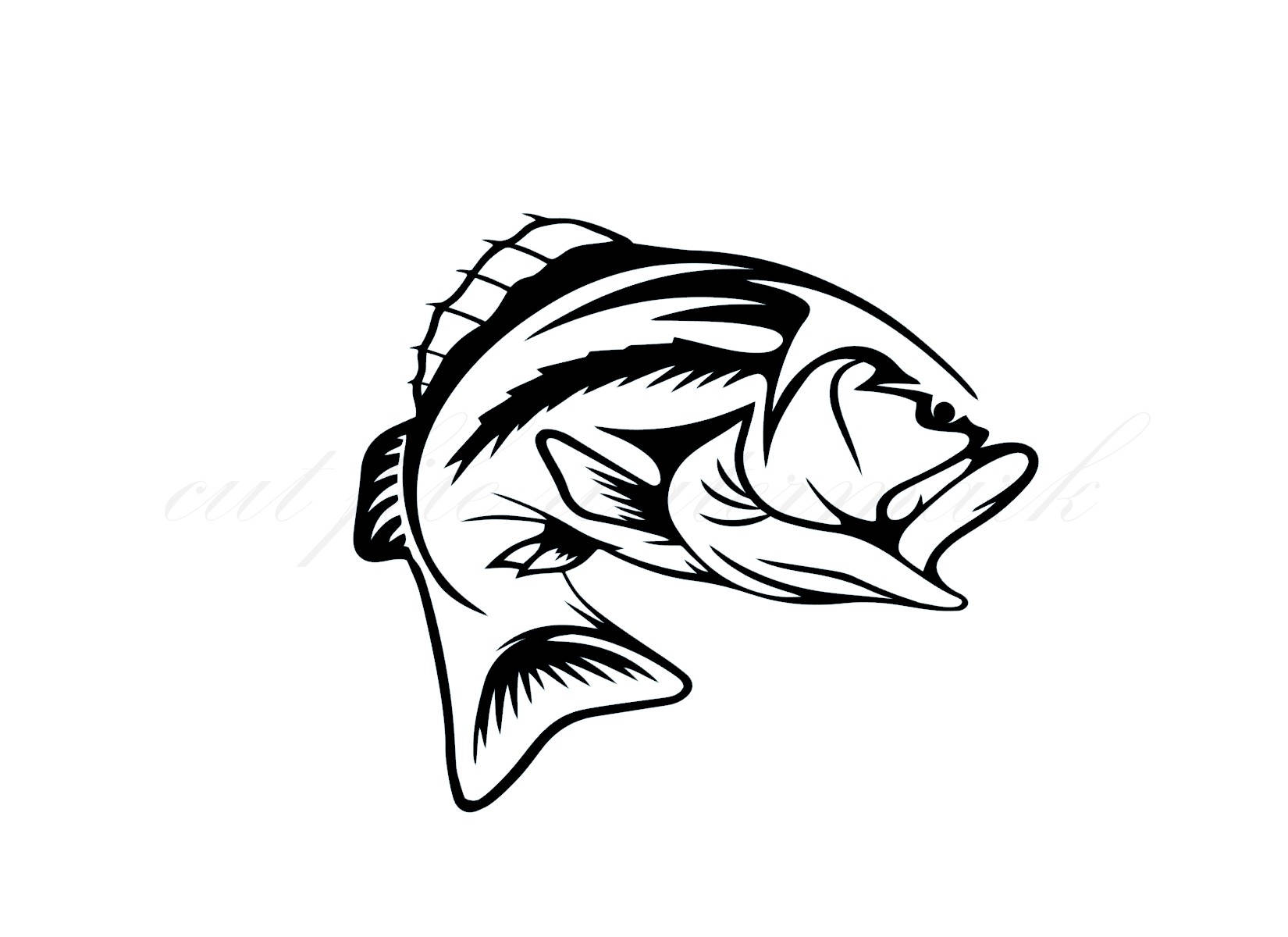 Bass Cut Files SVG & Studio 3 File for Silhouette Brother ...