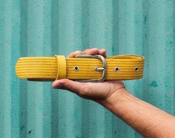 OMriemen -RAWDOUWER- Ceinture 4cm, Ceinture, Style, Tough, Upcycle, Vegan, Fire Hose, Indestructible