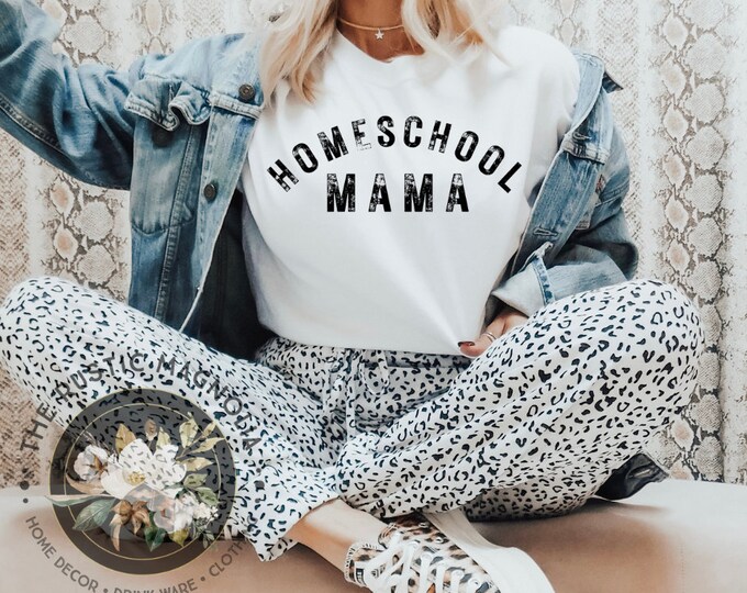 Homeschool mama unisex t-shirt