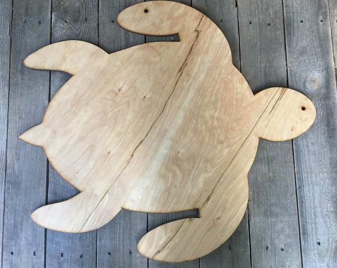 Blank sea turtle door hanger  | turtle door hanger | laser cut door hanger | Unfinished laser cut  | wood door hangers