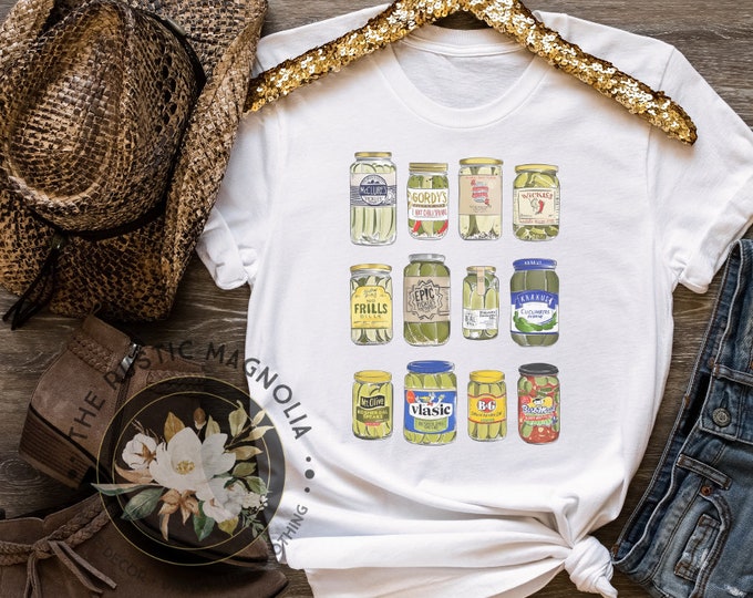 Pickle unisex t-shirt | vintage canned pickle t-shirt