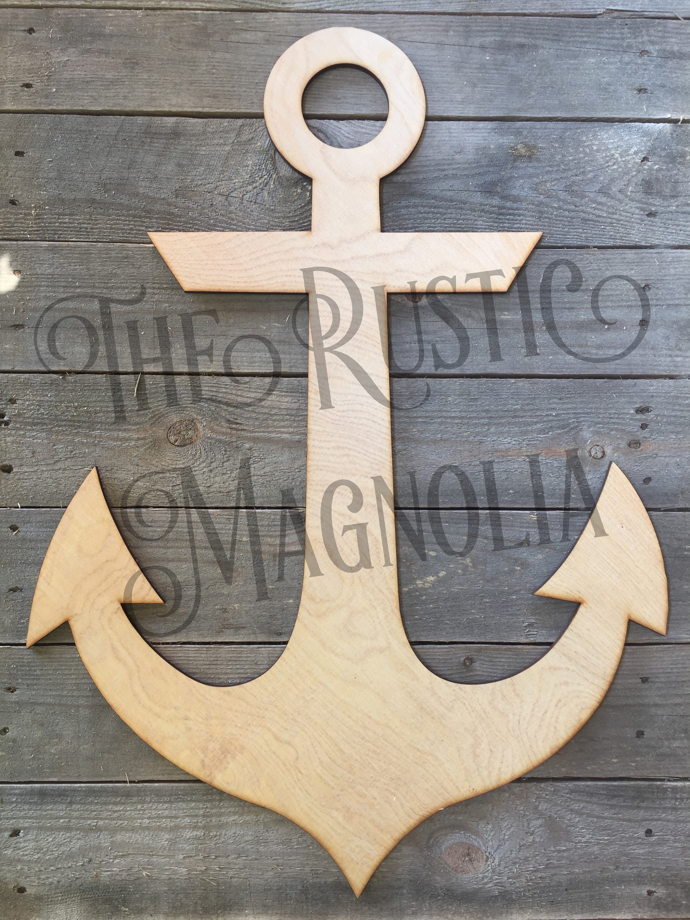 Free 10 Blank Anchor Silhouette Diy Unfinished Door 10 Blank Anchor Silhouette Diy Unfinished Door Hangers Wood Cutout Laser Cut
