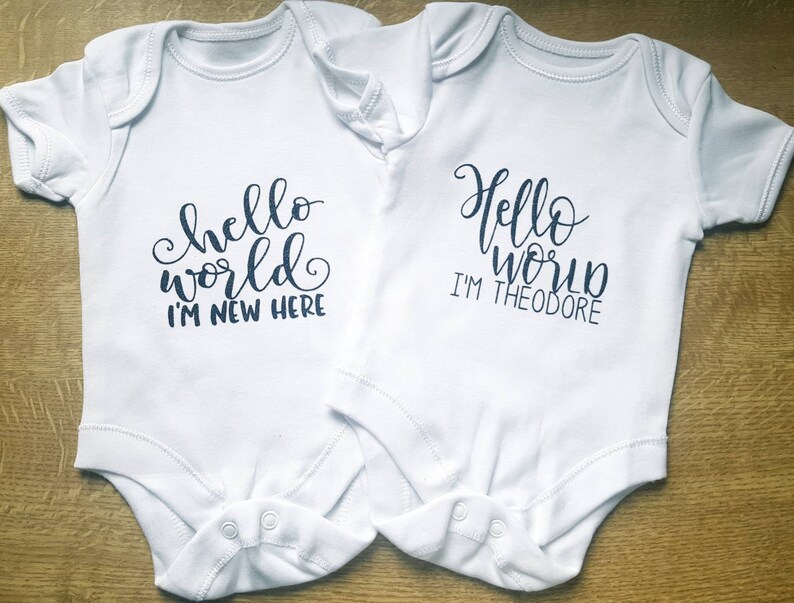 personalised baby vest