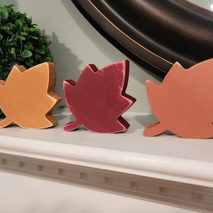 Wooden leaf fall tiered tray decor fall decor leaf theme fall farmhouse woodland theme decor rustic decor leaves rustic leaf Woodleaf accent