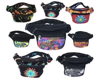 Hippie Bum Bag Taille Festival Hüftgürtel Reise Crossover Verstellbare Träger Beutel Damen Männer Gebrauchslust Boho Bauch Joggen 80er Taschen