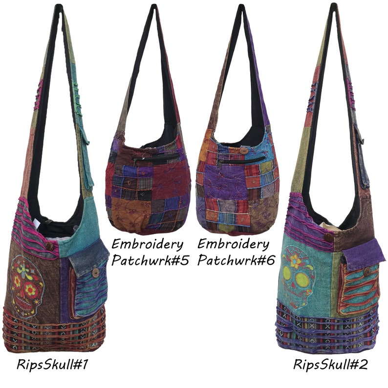 New Hippie Handmade Side Crossbody Shoulder Bag Bohemian - Etsy