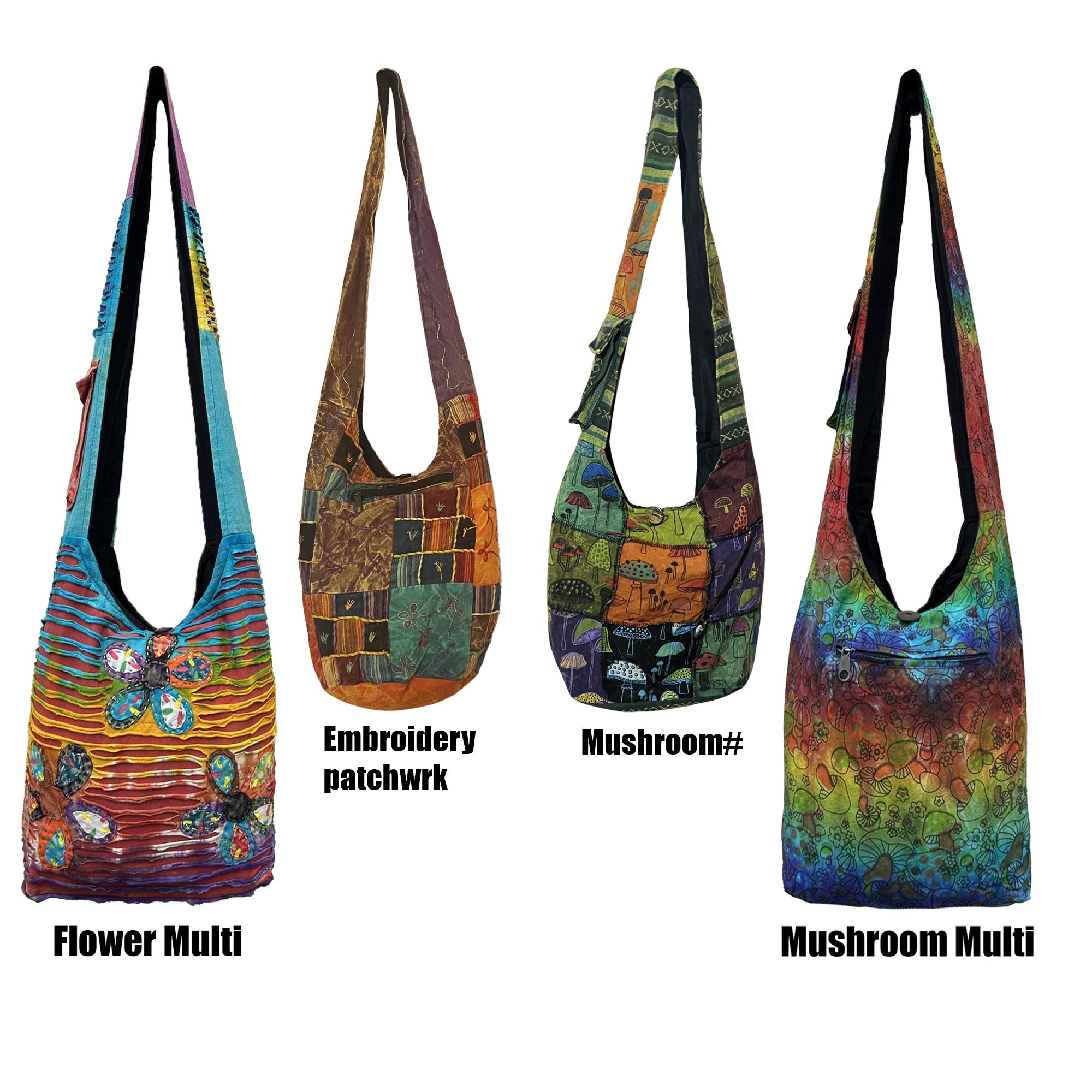 Hippy Handmade Side Crossbody Shoulder Bag | Bohemian Mens