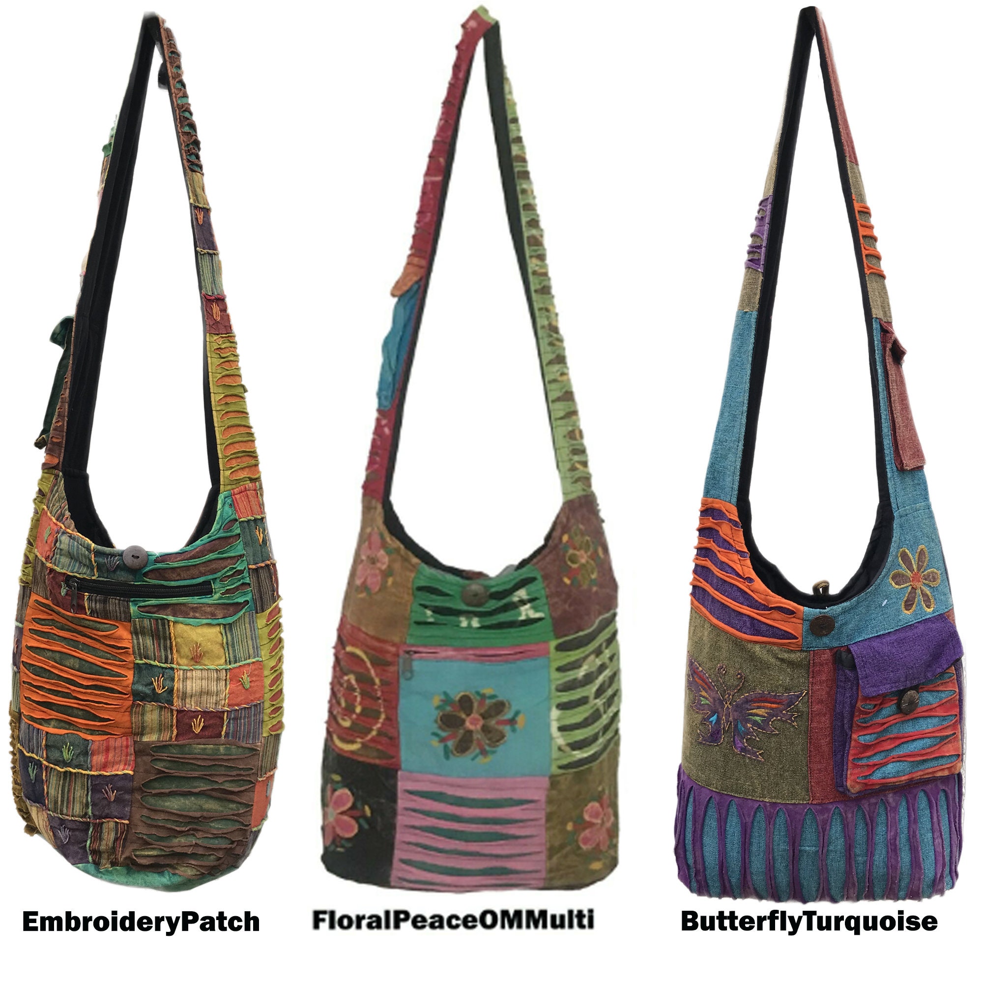 Hippy Handmade Side Crossbody Shoulder Bag Bohemian Mens Etsy