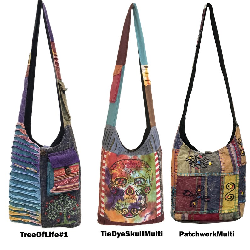 Hippy Handmade Side Crossbody Shoulder Bag Bohemian Mens Etsy