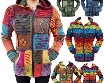 Uoo In Pelle Pelliccia Sli In Pelle Con Cappuccio Lana Pelliccia - Foto 8