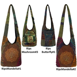 Hippy Handmade Side Crossbody Shoulder Bag Bohemian Mens Womens Travel ...