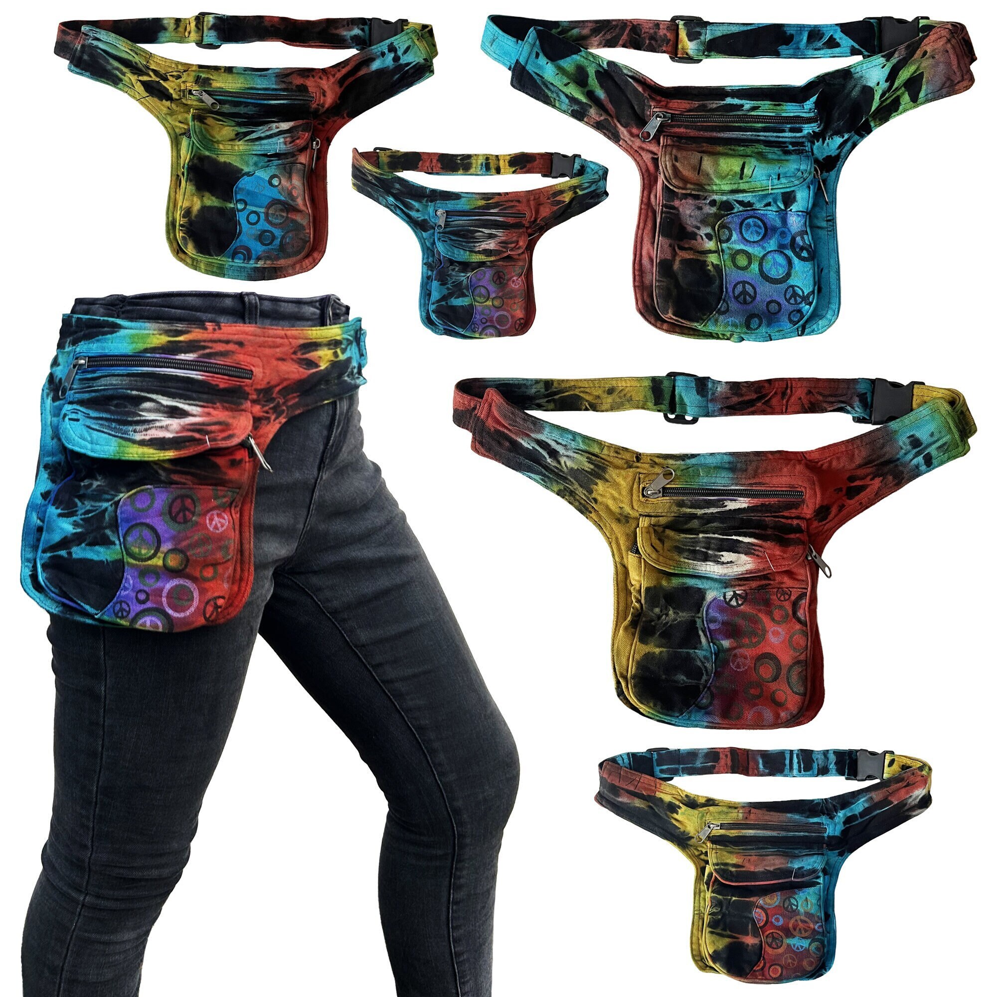 Tie dye belt bag sale