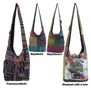 New Hippie Handmade Side Crossbody Shoulder Bag Bohemian Mens Womens ...