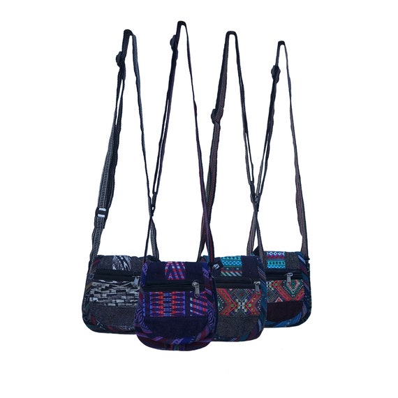 Cotton Passport Bag: Boho Hippie Festival Crossbody