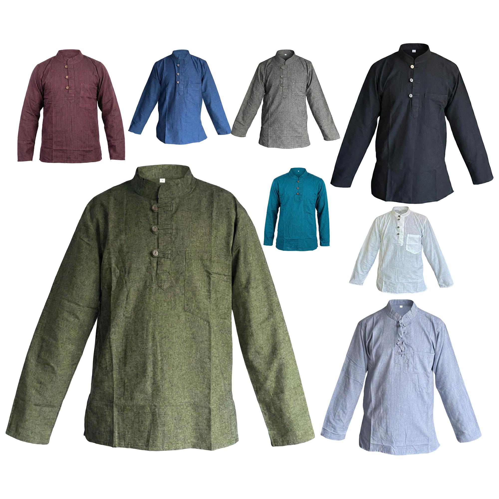 Chemise Henley Femme Old Navy Marine/rouge Gaufrée - Taille XXL Manches Longues